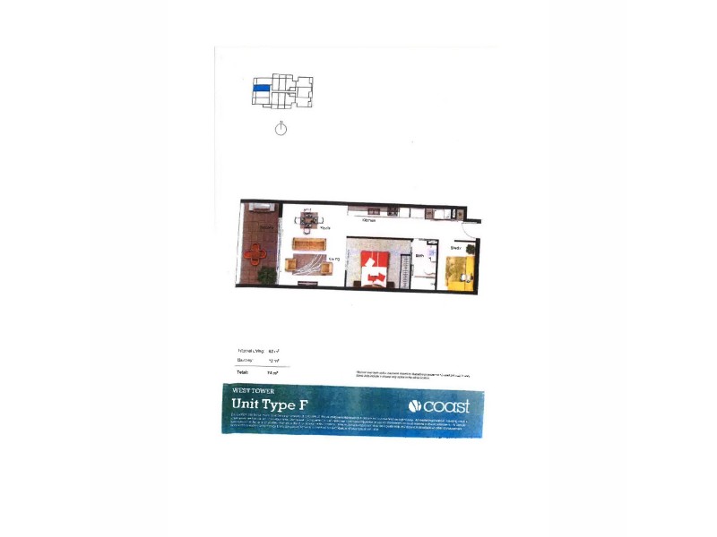 406/17 Bath Street, Labrador QLD 4215 Floorplan