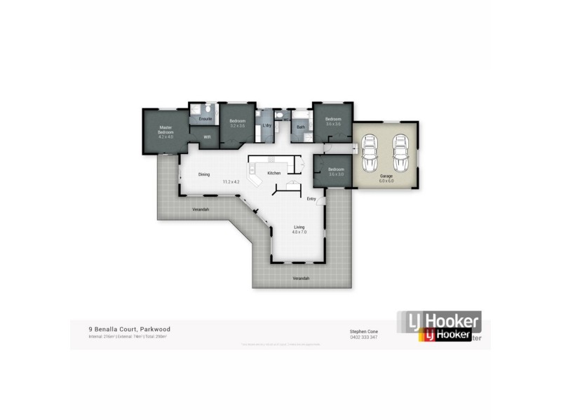 9 Benalla Court, Parkwood QLD 4214 Floorplan