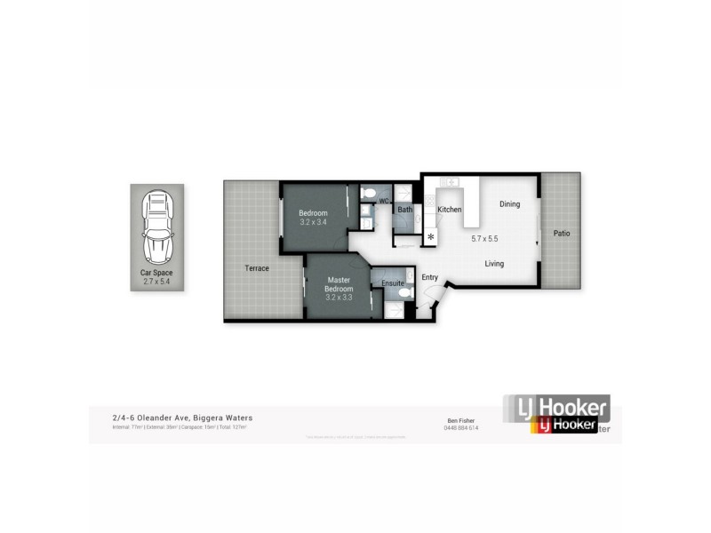 2/4-6 Oleander Avenue, Biggera Waters QLD 4216 Floorplan
