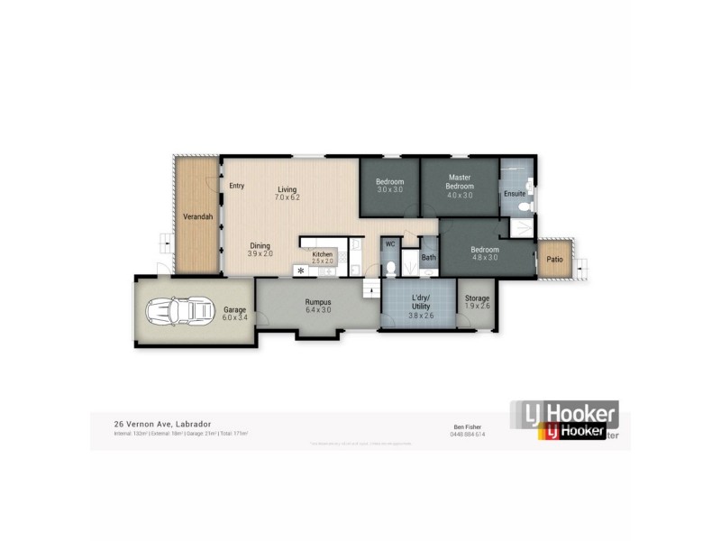 26 Vernon Avenue, Labrador QLD 4215 Floorplan