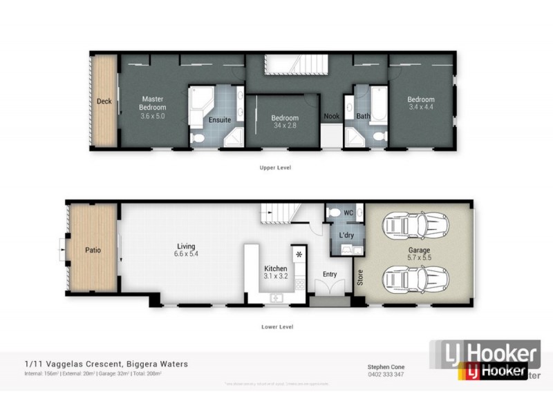 1/11 Vaggelas Crescent, Biggera Waters QLD 4216 Floorplan