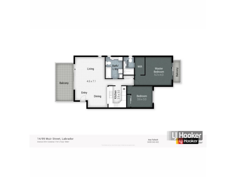 14/99-103 Muir Street, Labrador QLD 4215 Floorplan