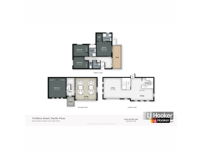 19 Elkins Street, Pacific Pines QLD 4211 Floorplan