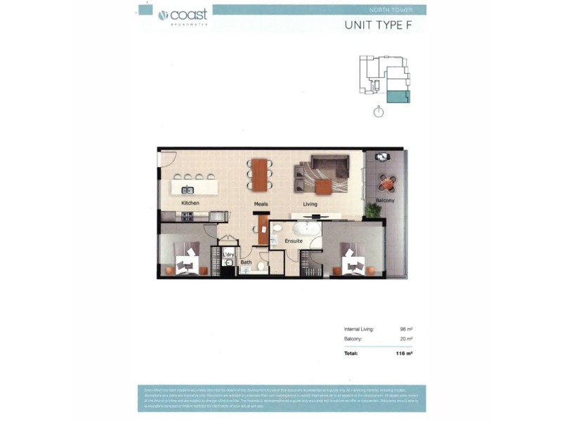 201/380 Marine Parade, Labrador QLD 4215 Floorplan