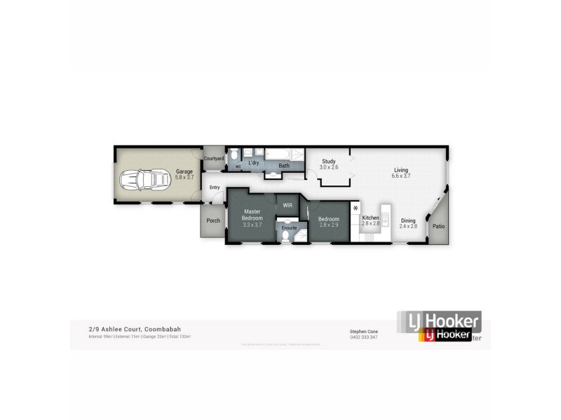 2/9 Ashlee Court, Coombabah QLD 4216 Floorplan