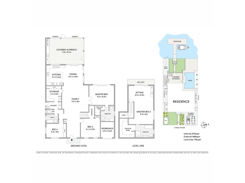 30 Lindsay Parade, Paradise Point QLD 4216 Floorplan