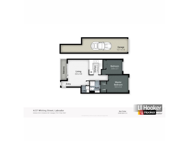 4/27 Whiting Street, Labrador QLD 4215 Floorplan