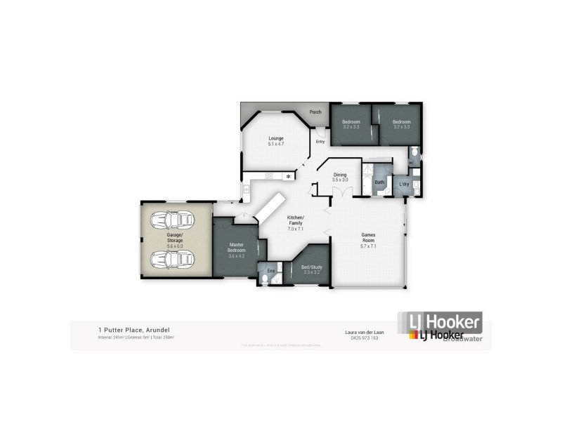 1 Putter Place, Arundel QLD 4214 Floorplan