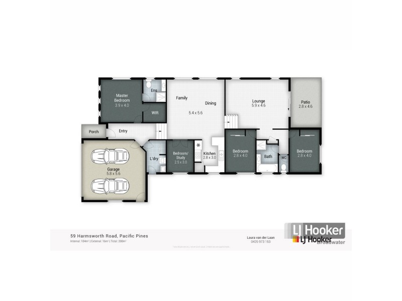 59 Harmsworth Road, Pacific Pines QLD 4211 Floorplan