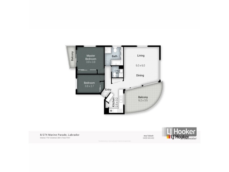 11/548 Marine Parade, Biggera Waters QLD 4216 Floorplan