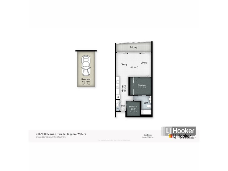 406/430 Marine Parade, Biggera Waters QLD 4216 Floorplan