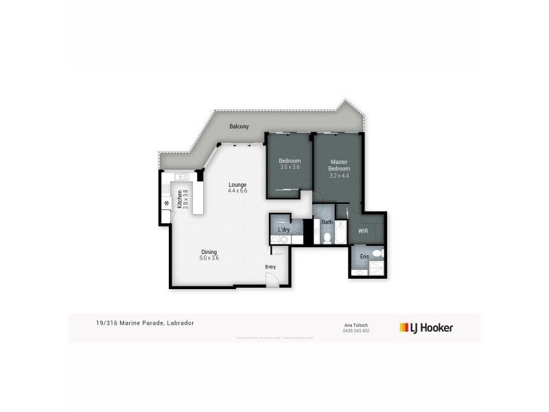19/316-318 Marine Parade, Labrador QLD 4215 Floorplan
