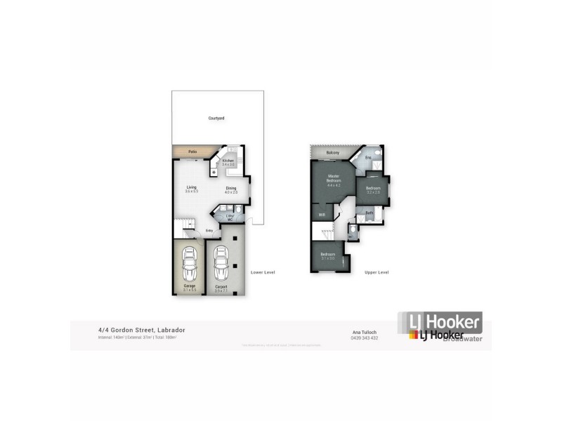 4/4 Gordon Street, Labrador QLD 4215 Floorplan