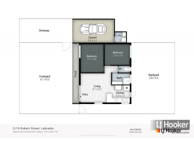 2/19 Robert Street, Labrador QLD 4215