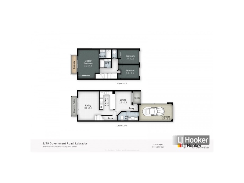 3/79 Government Road, Labrador QLD 4215 Floorplan