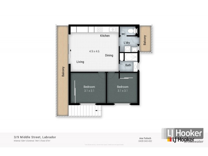 3/9 Middle Street, Labrador QLD 4215