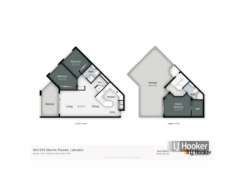 302/392 Marine Parade, Labrador QLD 4215 Floorplan