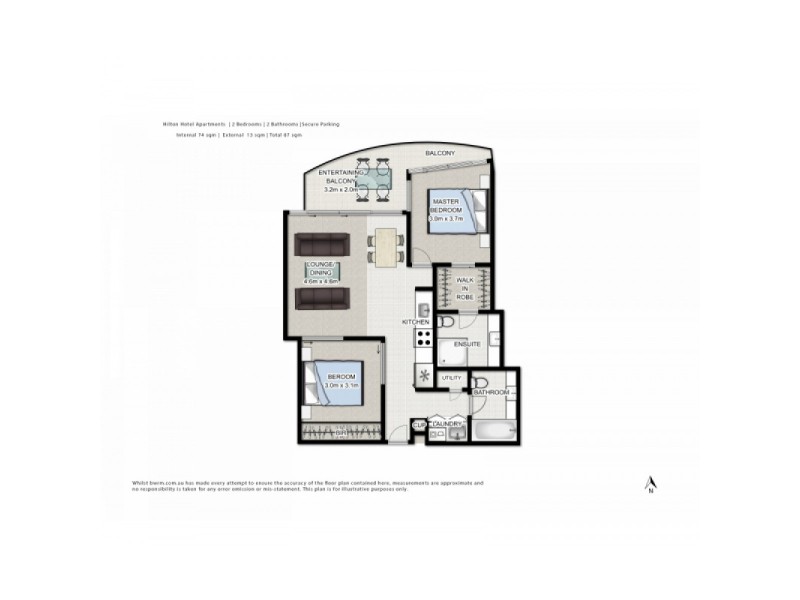 11502/3113 Surfers Paradise Boulevard, Surfers Paradise QLD 4217 Floorplan