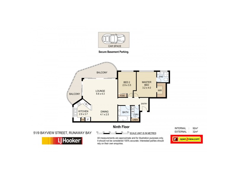 51/9 Bayview Street, Runaway Bay QLD 4216 Floorplan