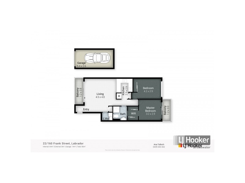 22/160-162 Frank Street, Labrador QLD 4215 Floorplan