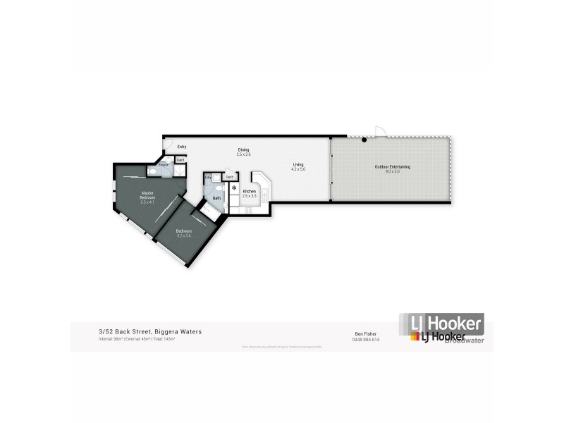 3/52 Back Street, Biggera Waters QLD 4216 Floorplan