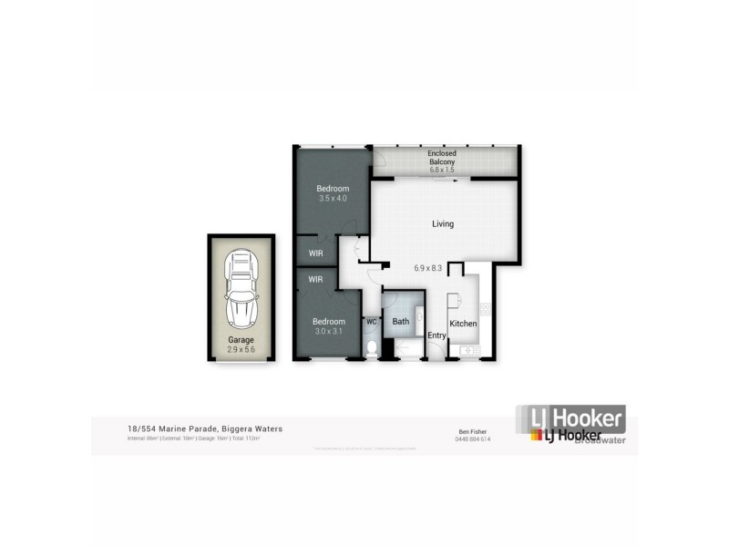 18/554 Marine Parade, Biggera Waters QLD 4216 Floorplan