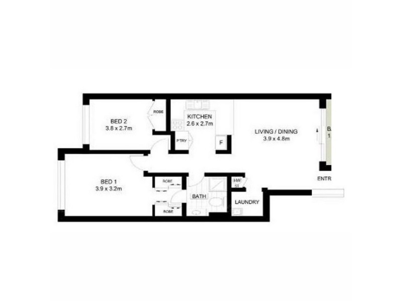 2/27 Whiting Street, Labrador QLD 4215 Floorplan