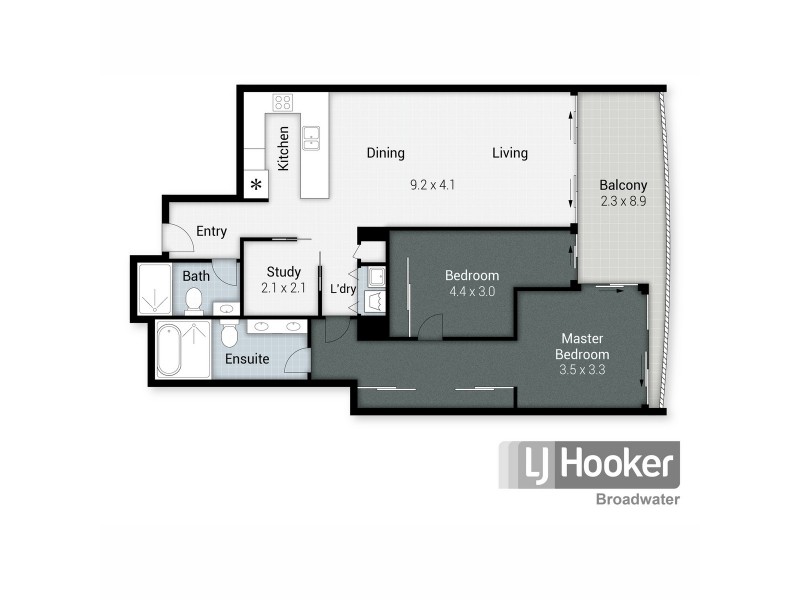 4708/5 Harbour Side Court, Biggera Waters QLD 4216 Floorplan