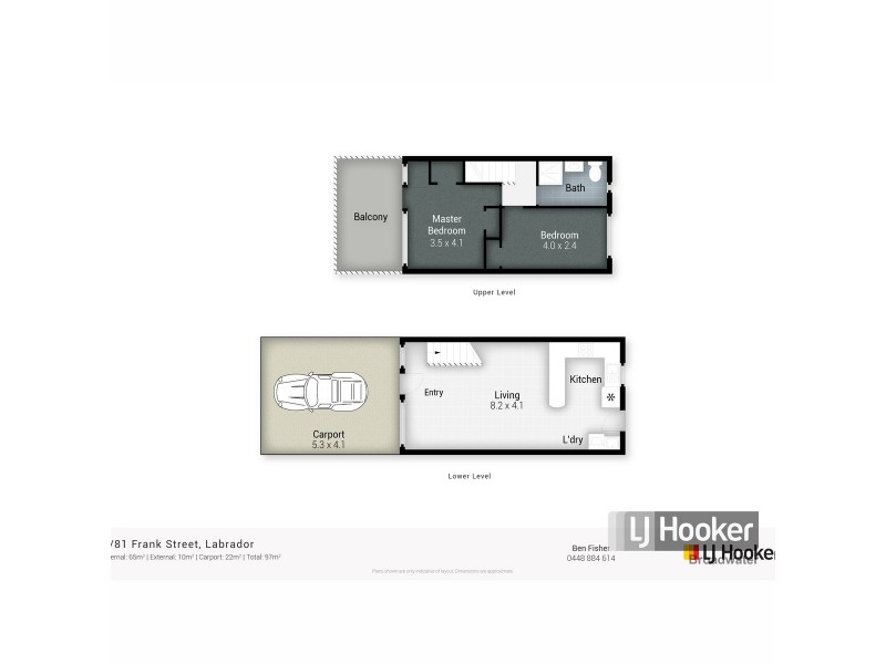 4/81 Frank Street, Labrador QLD 4215 Floorplan