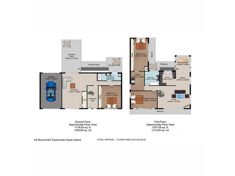 40 Boykambil Esplanade, Hope Island QLD 4212 Floorplan
