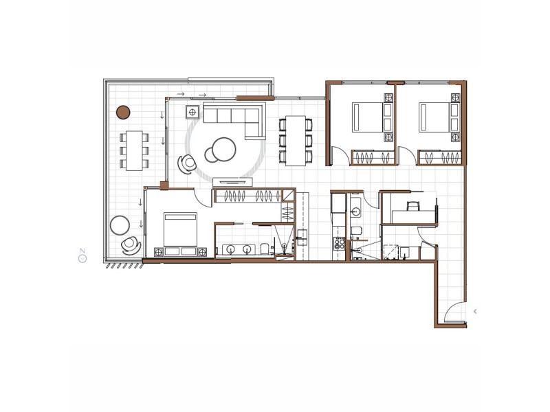 1103/372-374 Marine Parade, Labrador QLD 4215 Floorplan