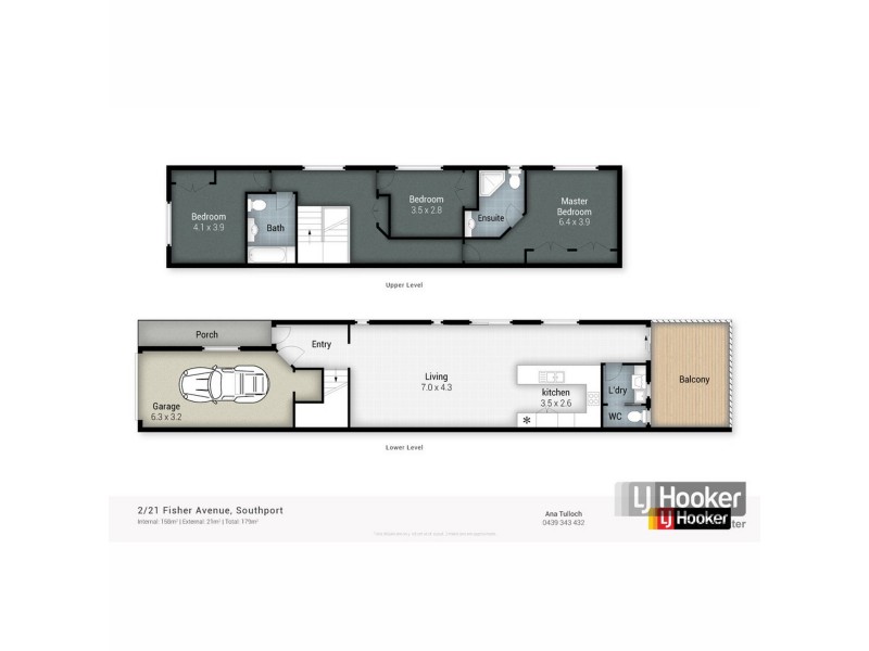 2/21 Fisher Avenue, Southport QLD 4215 Floorplan