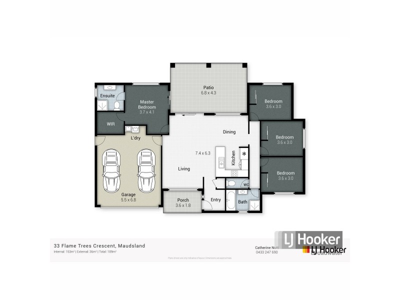 33 Flame Trees Crescent, Maudsland QLD 4210 Floorplan