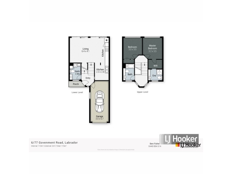 6/77 Government Road, Labrador QLD 4215 Floorplan