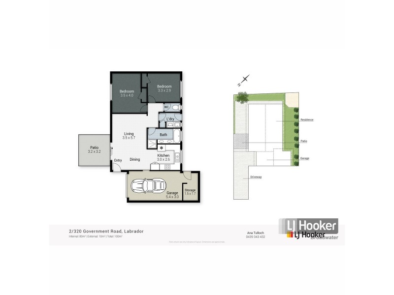 2/320 Government Road, Labrador QLD 4215 Floorplan