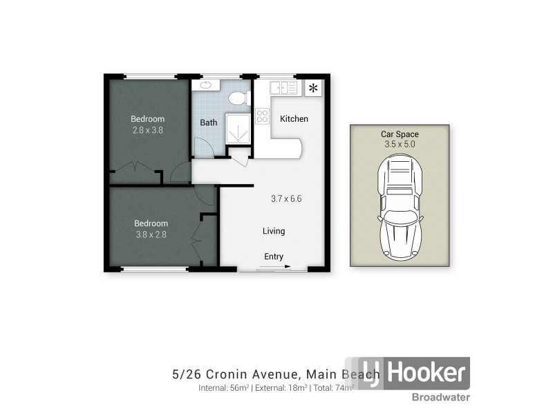 5/26 Cronin Avenue, Main Beach QLD 4217 Floorplan