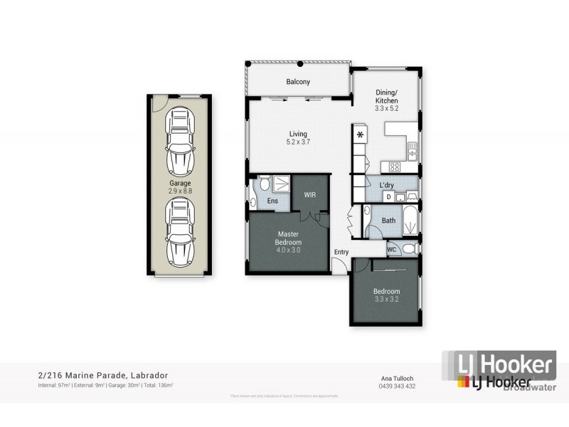 2/216 Marine Parade, Labrador QLD 4215