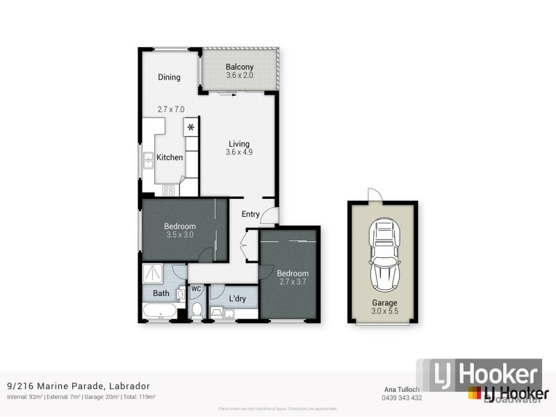 9/216 Marine Parade, Labrador QLD 4215