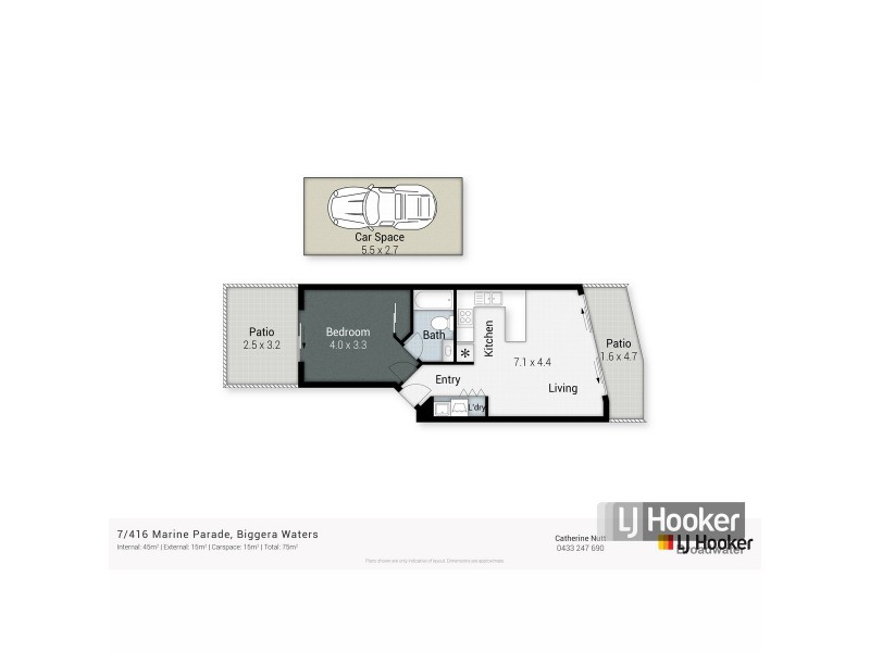 7/416 Marine Parade, Biggera Waters QLD 4216 Floorplan