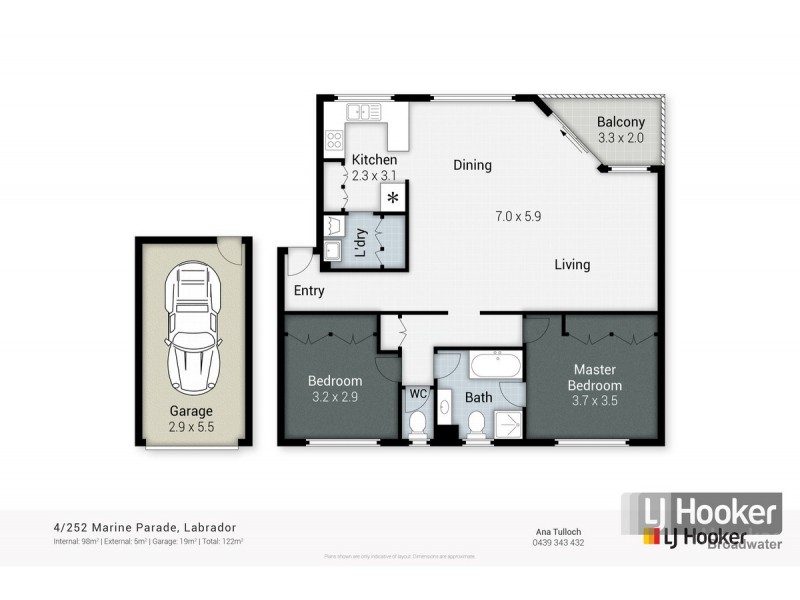 4/252 Marine Parade, Labrador QLD 4215