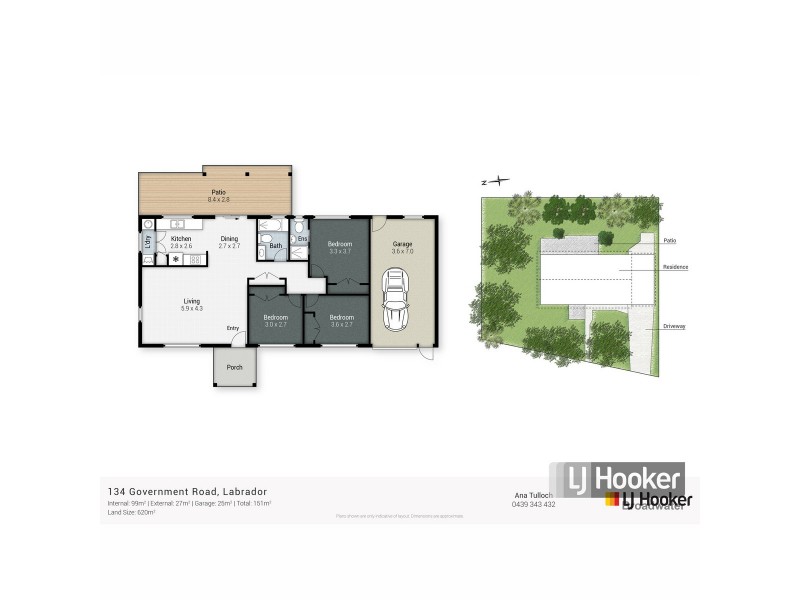 134 Government Road, Labrador QLD 4215 Floorplan