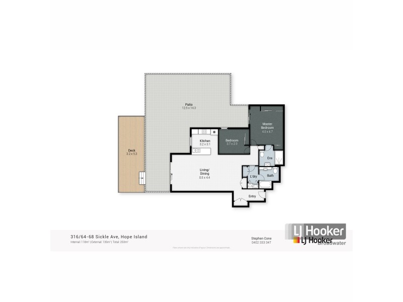 316/64 Sickle Avenue, Hope Island QLD 4212 Floorplan