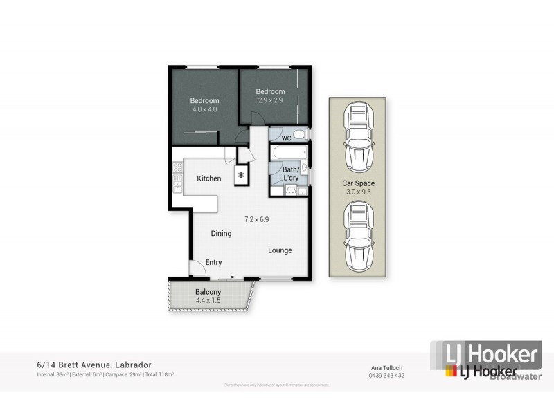 6/14 Brett Avenue, Labrador QLD 4215