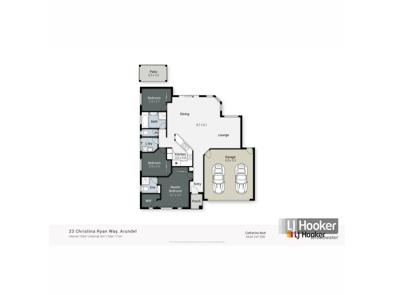 23 Christina Ryan Way, Arundel QLD 4214 Floorplan