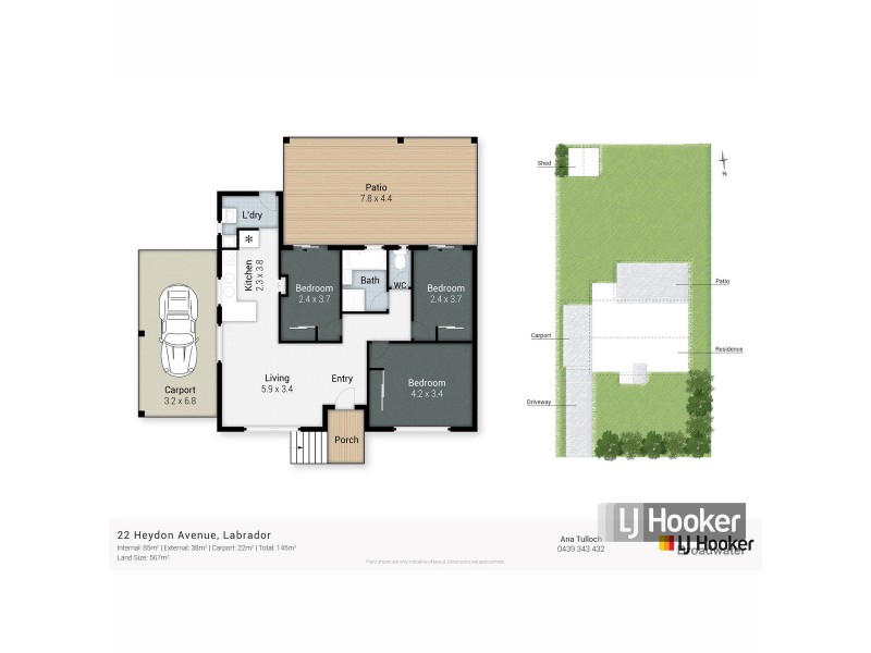 22 Heydon Avenue, Labrador QLD 4215 Floorplan