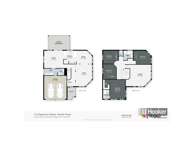 14 Clipperton Chase, Pacific Pines QLD 4211 Floorplan