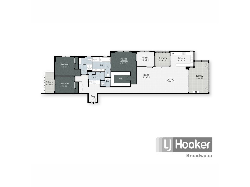 603/212-214 Marine Parade, Labrador QLD 4215 Floorplan