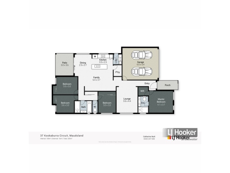 37 Kookaburra Circuit, Maudsland QLD 4210 Floorplan