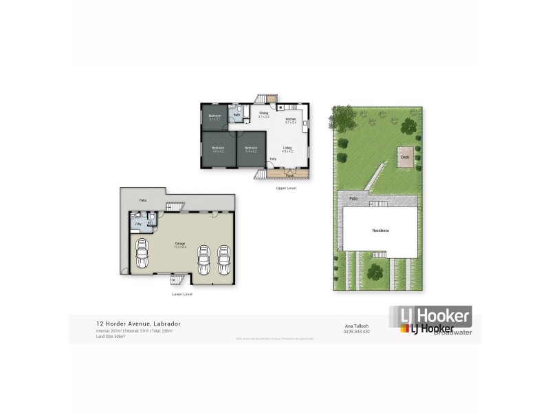 12 Horder Avenue, Labrador QLD 4215 Floorplan