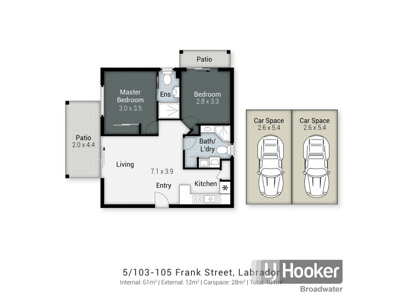 5/103-105 Frank Street, Labrador QLD 4215 Floorplan